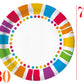 Oojami Rainbow Party Supplies Set - Serves 30 Guests Disposable Paper Plates, Cups & Napkins Colorful Birthday, Kids Party & Celebration Tableware