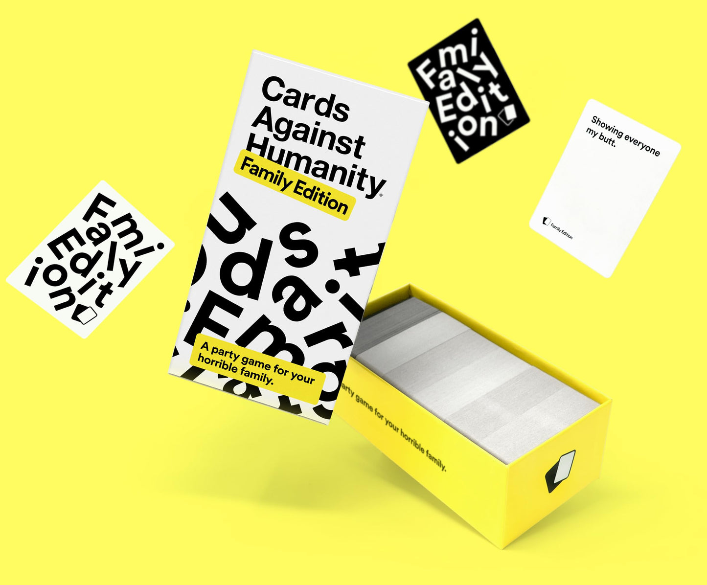 Cards Against Humanity: Family Edition • Ages 8+ • A Party Game for Your Horrible Family