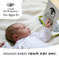 Wee Gallery High Contrast Cards for Baby - Black and White Jungle Animals