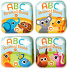 Floating Baby Bath Books. Kids Learning Bath Toys. Waterproof Bathtime Toys for Toddlers. Kids Educational Infant Bath Toys.(Set of 4: ABC Animal Bath