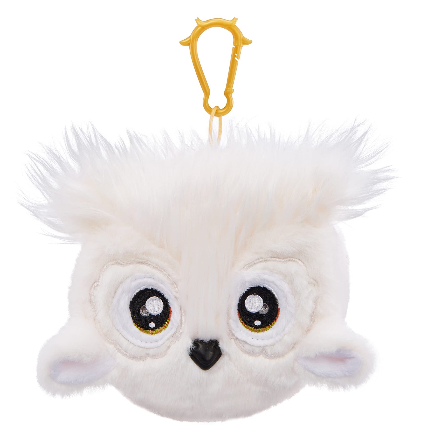 Na! Surprise 119357EUC Cozy Series - Evie Von HOO Soft Model Doll Inspired by a Snow Owl, with White Hair, Bonnet, Outfit & Coin Purse with Carabiner