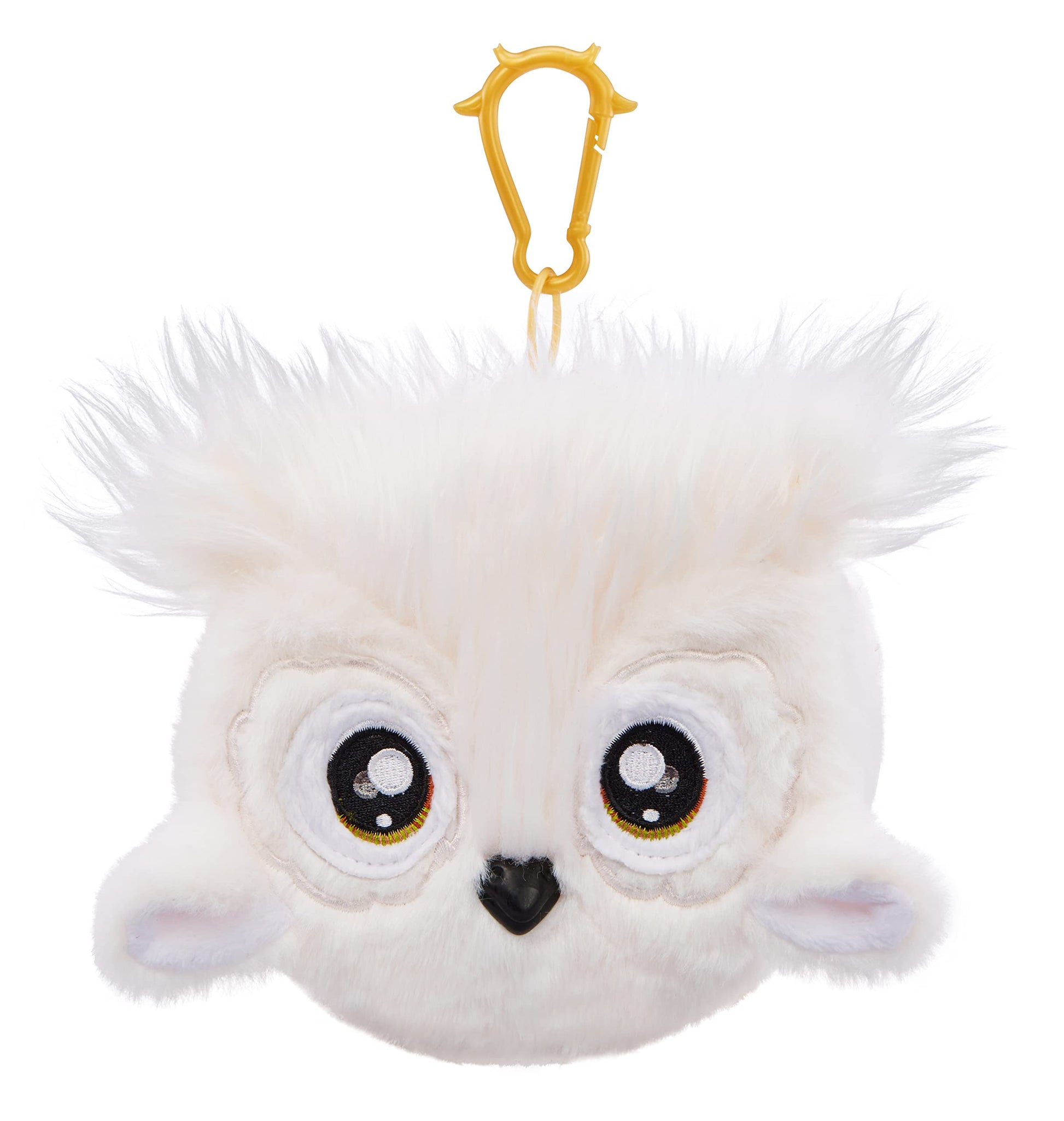 Na! Surprise 119357EUC Cozy Series - Evie Von HOO Soft Model Doll Inspired by a Snow Owl, with White Hair, Bonnet, Outfit & Coin Purse with Carabiner