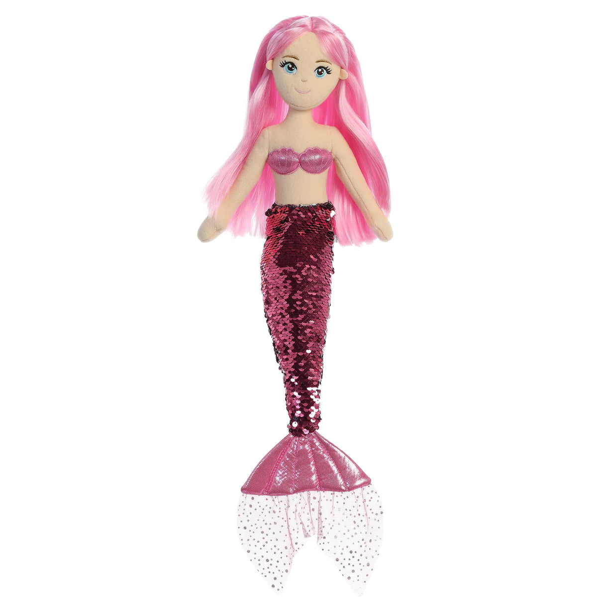 Aurora Sea Sparkles Sequin Sparkles 18" Ava Enchanting Stuffed Doll