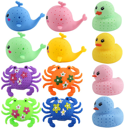 12 pcs Funny Octopus Floating Pool Toys,Octopus Water Balls, Balls Baby Bath Toys,Swimming Pool Floating Swim Toys Outdoor Activity & Game