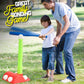 Play22 T Ball Set for Toddlers - Tball Set for Kids 3-5, 8 Large Balls, 23" Batting Tee - Kids Baseball Bat Tee - Wiffle Ball, Toddler Outdoor Toys