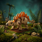 870-Piece Dinosaur Stegosaurus Model Building Kit, Micro Blocks Set with Display Stand, DIY Construction Project for Adults, Desk Decor & Creative Fun
