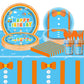 81Pcs English Teacher Party Tableware Set English Teacher Party Decoration English Teacher Birthday Party Supplies