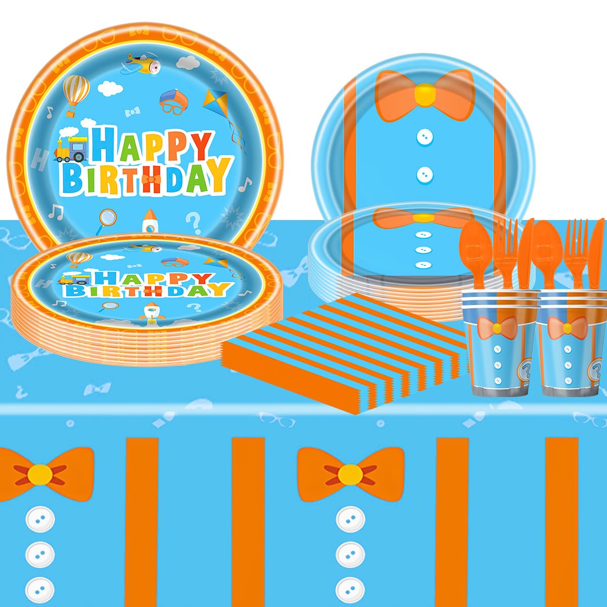 81Pcs English Teacher Party Tableware Set English Teacher Party Decoration English Teacher Birthday Party Supplies