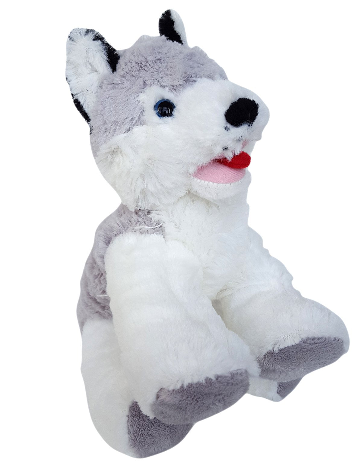Stuffems Toy Shop Make Your Own Stuffed Animal Mini 8 Inch Snowshoe the Husky Dog Kit - No Sewing Required!