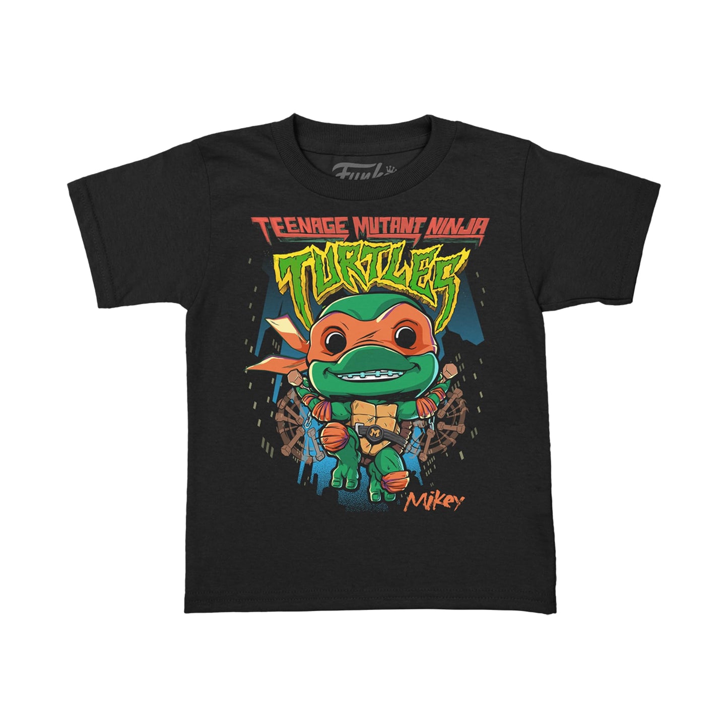 Funko Pocket POP! & Tee: Teenage Mutant Ninja Turtles (TMNT) - Small - (S) - T-Shirt - Clothes with Collectable Vinyl Minifigure - Gift Idea for