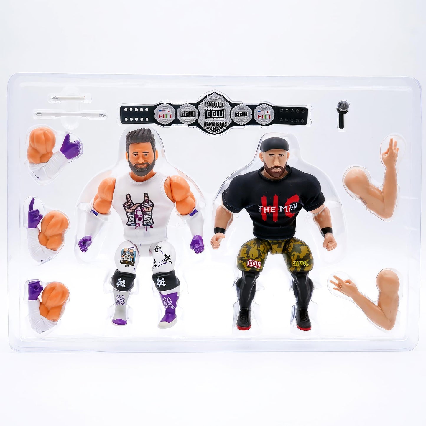 The Major Wrestling Figure Podcast (Chase Variant - Non Bloody) Nick Gage & Matt Cardona GCW Death Match 2-Pack Ringside Exclusive