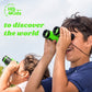 HQ 4KIDS BY: WE 4U - Outdoor Adventure Kit for Kids: Binoculars, Compass, Magnifying Glass & Flashlight. 3-12 Year Old Boys & Girls (Green) (Green)