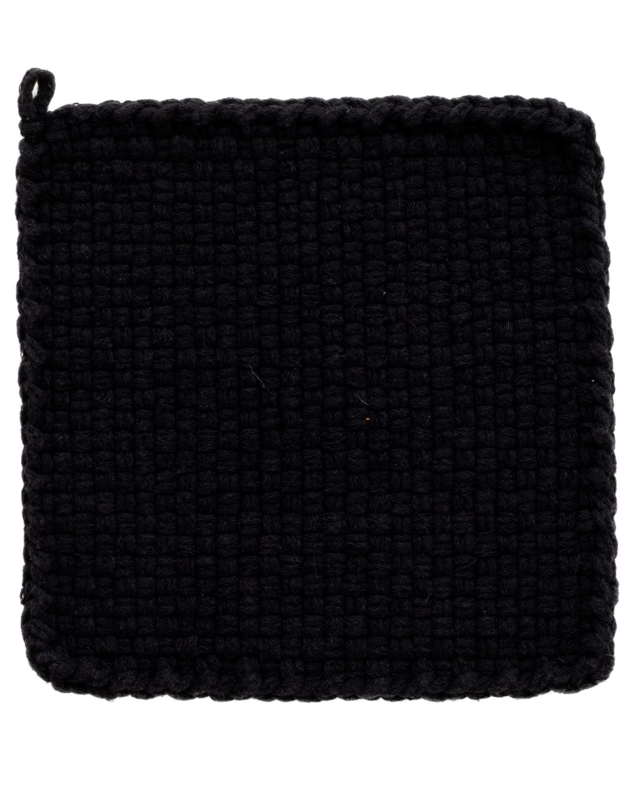 Harrisville Designs Friendly Loom | 10” PRO-Sized Black Potholder Weaving Loops | Craft 2 Cotton Potholders