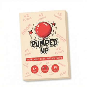 Pumped Up Card Game - Push Your Luck Balloon Card Game for Kids and Adults - Fun Family Game Night Party Games for Ages 8+ - 2-6 Players, 15 Min