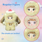 Waicommen Nommi A bite of Sweetheart Series Blind Plush Box, 1PC (1 of 7 Possible Styles), 6 Regular Figure and 1 Hidden Figure, Toy Figure for 15
