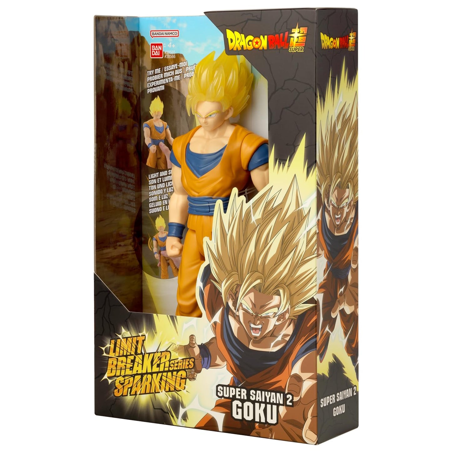 Limit Breaker Series Sparking - Dragon Ball - Super Saiyan 2 Goku, 12" Action Figure