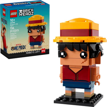 LEGO Brickheadz One Piece Monkey D. Luffy Figure 40799
