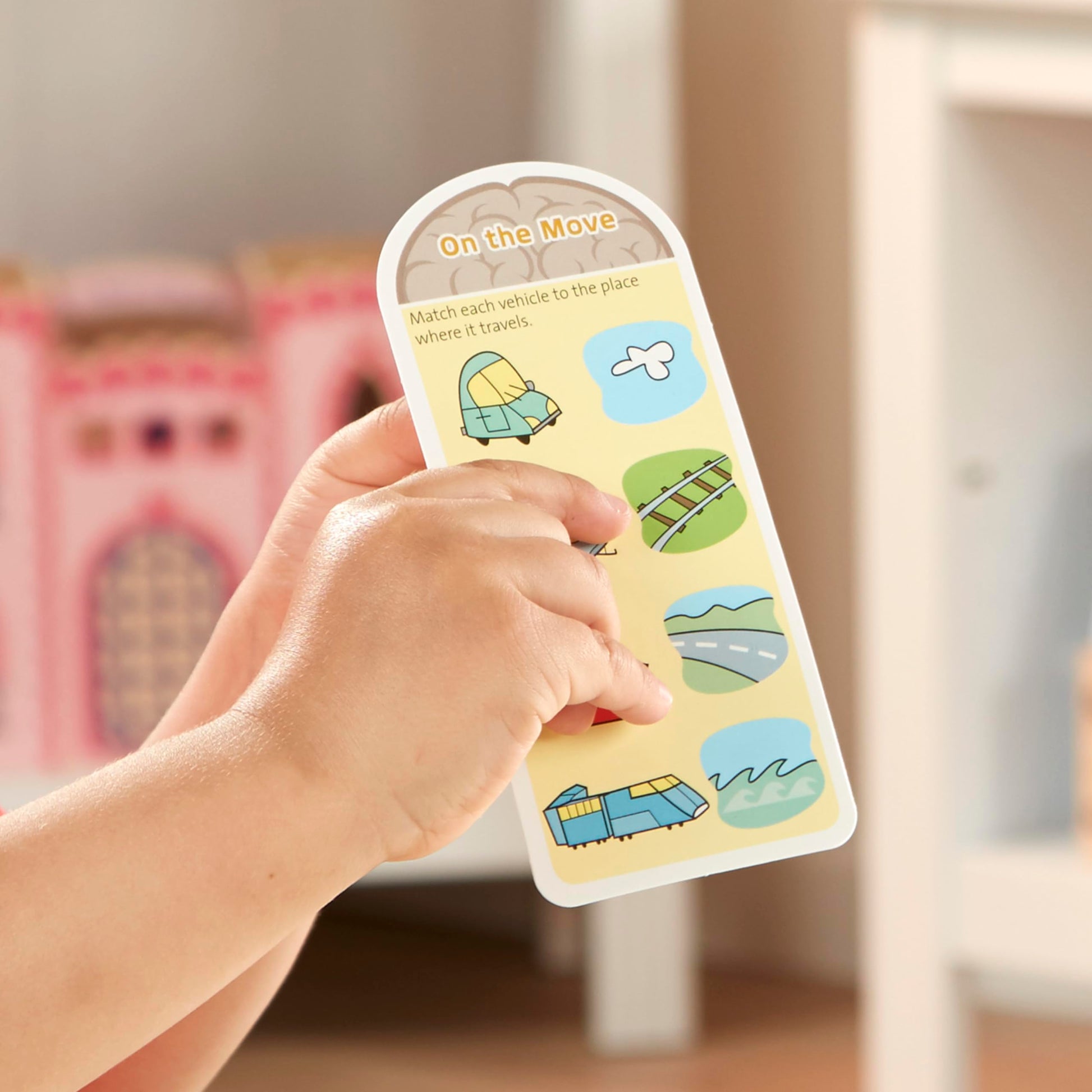 Melissa & Doug Smarty Pants Preschool Card Set Educational Activity with 120 Brain-Building Questions, Puzzles, and Games