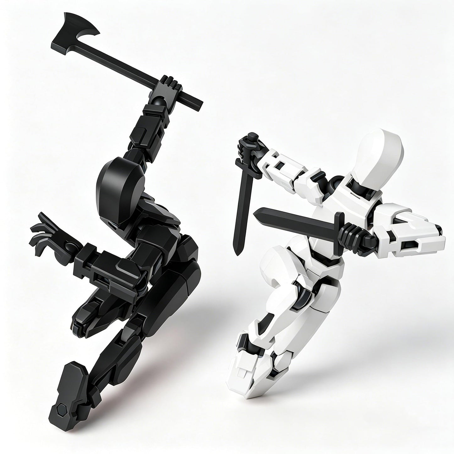 T13 Toy Titan 13 Action Figure Set with Metal Chassis?Assembled?, Robot Action Figure Robo 13 Action Fidget Toys Dummy Figure Articulated, Lucky 13
