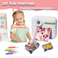 Kids Camera Instant Print with Color Printing Paper and Protective Case 32GB Card, Front Rear Dual Selfie Kids Camera with 1080P Videos, Christmas
