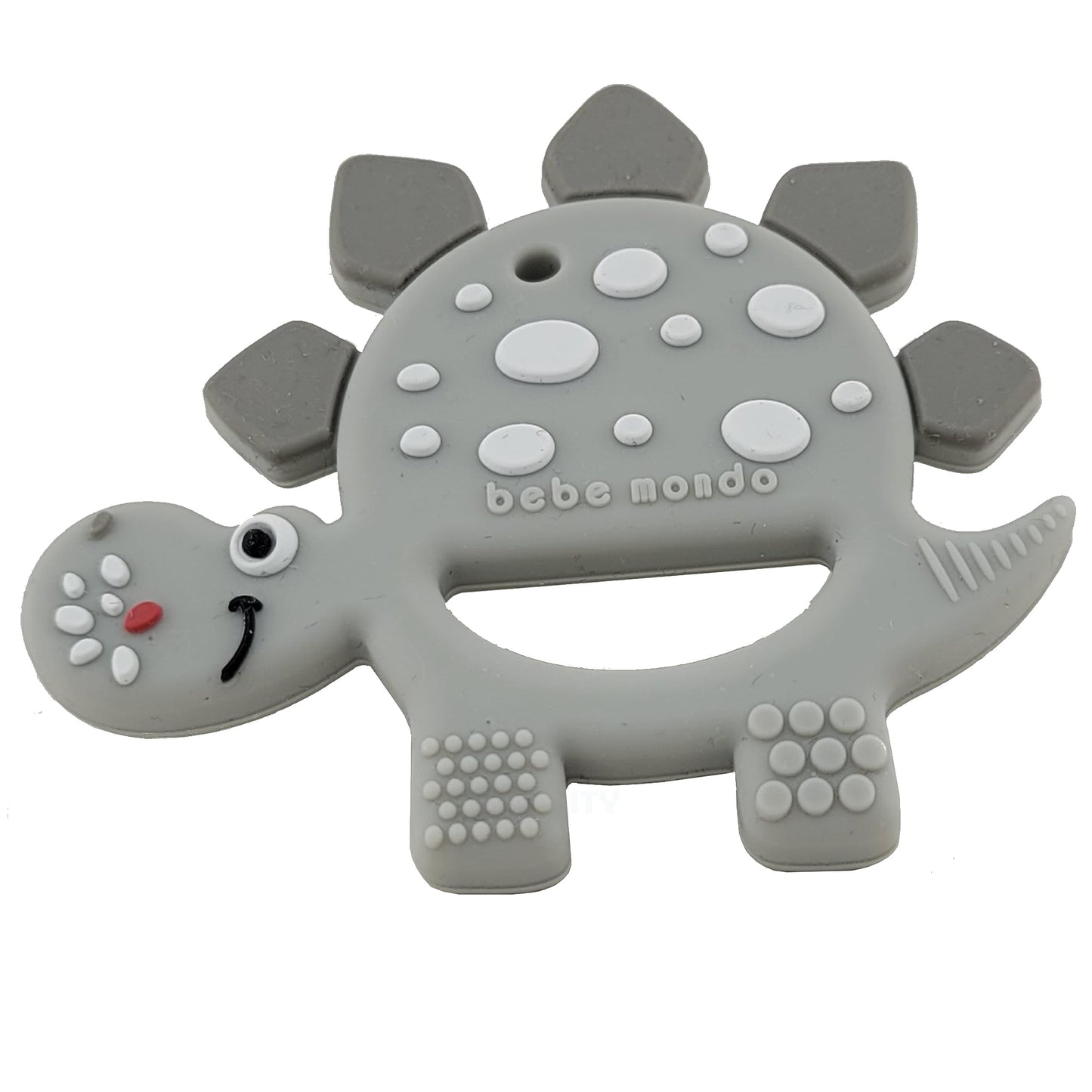 Bebe Mondo Dinosaur Baby Teething Toys 3-6 6-12 Months, Teethers for Babies 0-3-6-12 Months for Teething Relief, Baby Gift, Baby Teether Toys