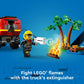 LEGO City 4x4 Fire Truck with Rescue Boat - Building Toy for Boys & Girls, Ages 5+ - Gift for Birthdays - Truck Toy W/ 3 Minifigures - 60412