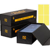 HOMEXPRO Trading Card Storage Box [3 PACK] - Magnetic Lid | Fits 800 Cards, 200 Toploaders, or 50 One Touch - Baseball Card Storage Box - Labels