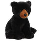 Aurora® Cuddly Black Bear Stuffed Animal - Cozy Comfort - Endless Snuggles - Black 14 Inches