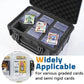 BOMIIPOR Semi Rigid Card Holder Case - Card Saver 1 Storage Box for Semi Rigid Card Holders, Semi Rigid Card Holder Box Fits 720 Cards?Model A?Classic