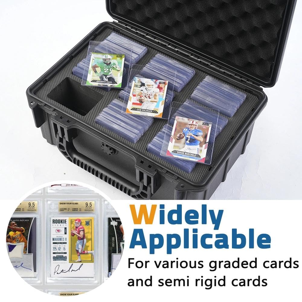 BOMIIPOR Semi Rigid Card Holder Case - Card Saver 1 Storage Box for Semi Rigid Card Holders, Semi Rigid Card Holder Box Fits 720 Cards?Model A?Classic