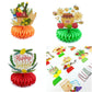 LOONELO 9 Pcs Happy Sukkot Honeycomb Centerpieces, Sukkot Table Decorations Table Toppers Party Decorations for Jewish Holiday Celebration Festival