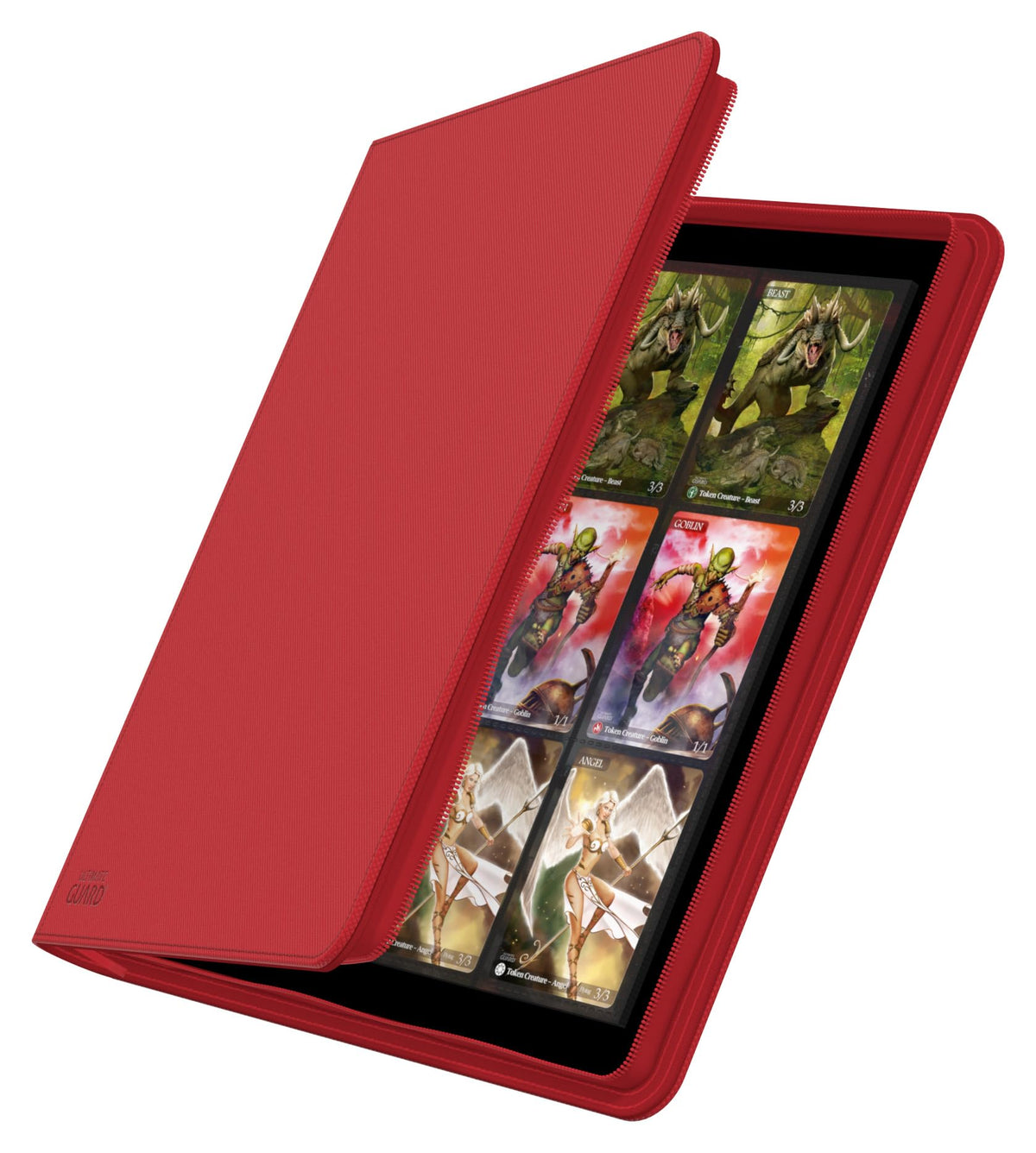 Ultimate Guard Zipfolio 480 - 24 Pocket XenoSkin (Quadrow) Red