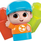 Mega Bloks First Builders Toddler Building Toy Set, Block Spinning Wagon with 20 Pieces and Storage, 1 Figure, Ages 1+ Years