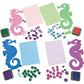 Fun Express Seahorse Foam Craft kit for Kids (Makes 12) Fun Sea Party Activity - VBS Vacation Bible School Supplies/Decor