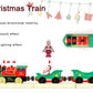 Electric Train Set for Wooden Tracks, Battery Powered Trains Toy with Lights & Sounds for Toddlers, Motorized Train for Kids Compatible with Thomas