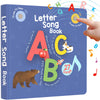 Learning Bugs Interactive Letter Song Book for 1 Year olds - 26 Alphabet Songs, Nursery Rhyme Tunes, ABC Recital for 2 Year olds, Sturdy Pages