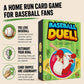 BASEBALL DUEL! Card Game - Fast-Paced Puzzle & Strategy Baseball Game for Kids, Teens & Adults | 2-4 Players or Team Play | Ages 7+ | Little League