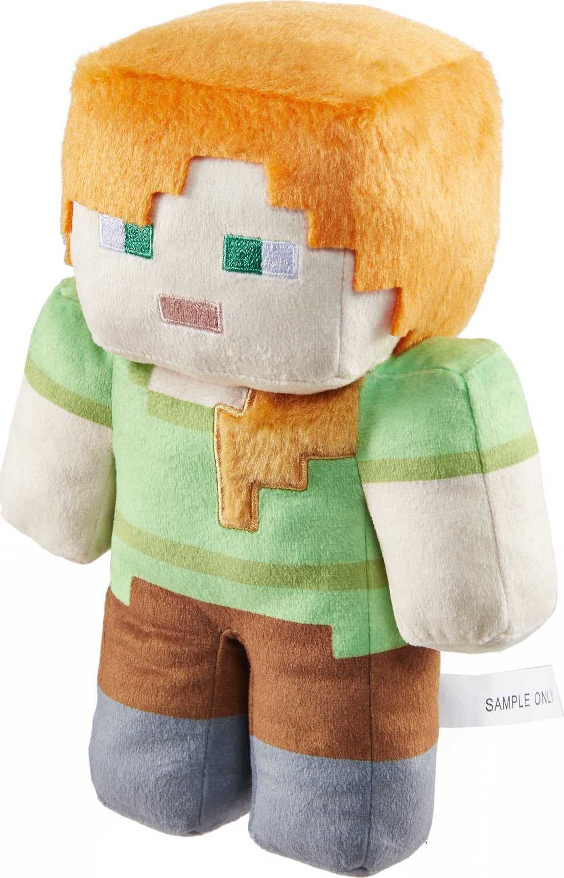 Mattel Minecraft Basic Plush Toy, Alex Soft Doll, 8-inch Collectible Inspired by a Fan-Favorite Character from the Video Game