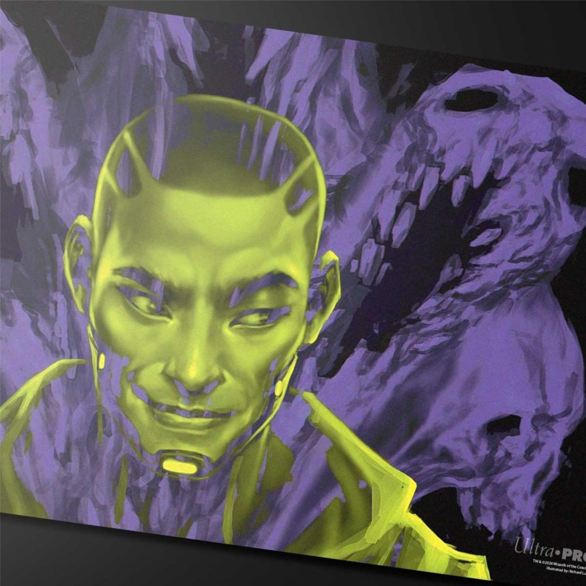 Ultra PRO - MTG Duskmourn Playmat Commander Ft. Kaito, Bane of Nightmares for Magic: The Gathering, Use as Mousepad, Desk Mat, Protects MTG Cards