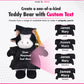 Made By Aliens Plush Stuffed Animal Toys 8 Inches Present Gifts for Graduation Day, Personalized Text, Name or Your School Logo on Gown, Best for Any