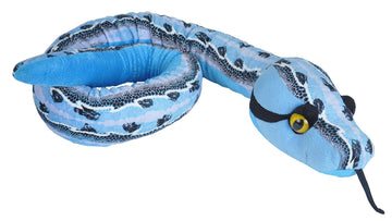 Wild Republic Snakesss Slipstream Blue Stuffed Animal - 54"