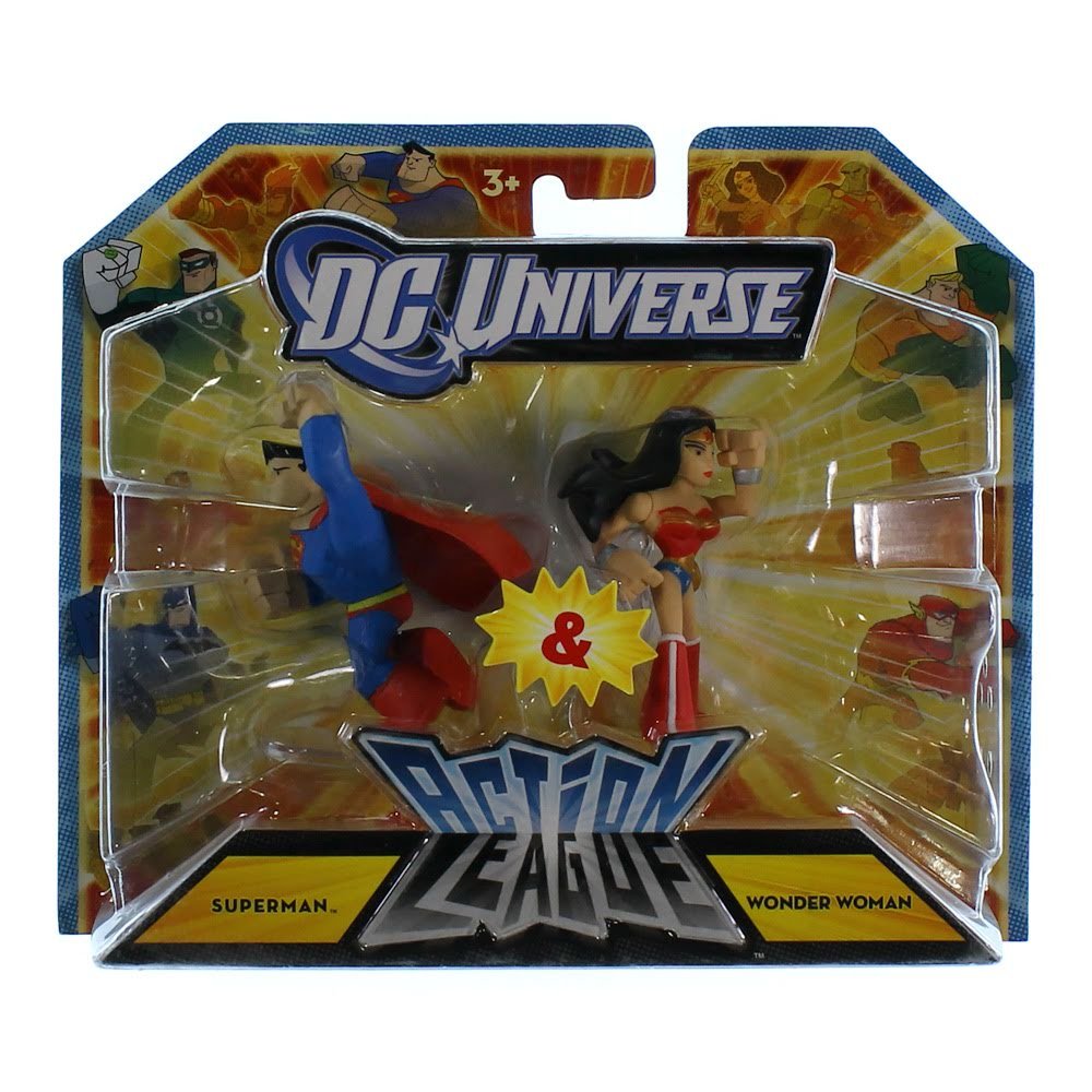 DC Universe Action League Mini Figure 2Pack Superman Wonder Woman