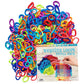 Hapinest Loom Bands Kit Potholder Weaving Loom Refill Loops, Loom Knitting Kit for Kids, Makes 8 Pot Holders 288 Loom Loops in 8 Colors, Potholder