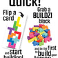 BUILDZI by TENZI - The Fast Stacking Building Block Game for the Whole Family - 2 to 4 Players Ages 6 to 96 - Plus Fun Party Games for up to 8 Players