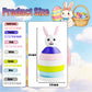 HQZBPT Spinning Stacking Toys Rainbow Rabbit Egg Montessori Sorting & Stacking Toys for Kids, Ages 6 Months to 3 Years