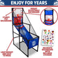 Pop-A-Shot Lil’ Pop Plus | Kids Electronic Arcade Basketball Hoop Ages 3+