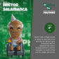 You Tooz Hector Salamanca 5 Inch Vinyl Figure, Official Licensed Hector Salamanca Collectible by Youtooz Breaking Bad Collection, White, Pink