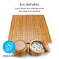 Brybelly Go Set All Natural Bamboo Wood Go Board | Bowls and 361 Bakelite Stones | 2-Player - Classic Chinese Strategy Board Game | Measures 19 x 19in
