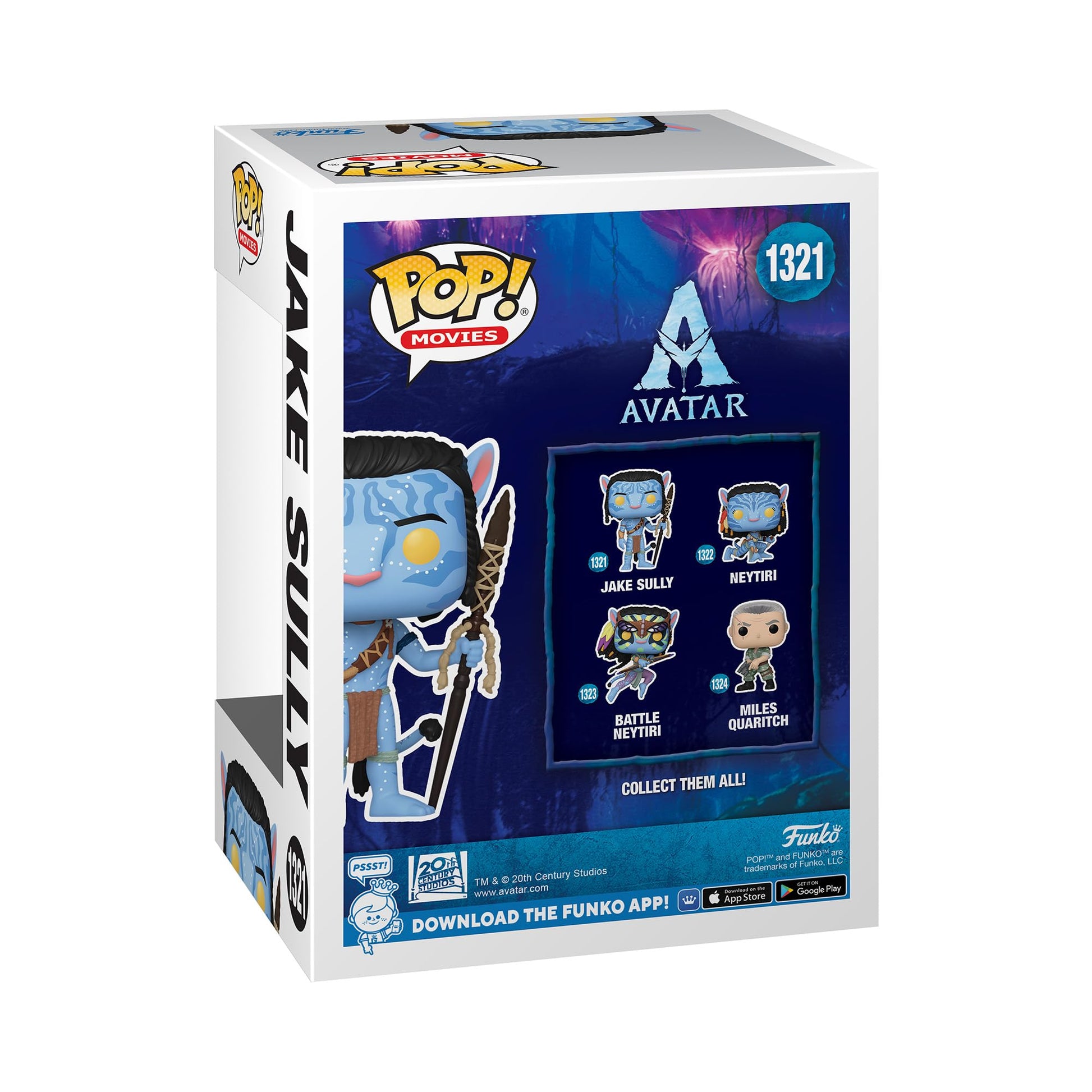 Funko POP! Movies: Avatar - Jake Sully - Avatar: The Way of Water - Collectable Vinyl Figure - Gift Idea - Official Merchandise - for Kids & Adults