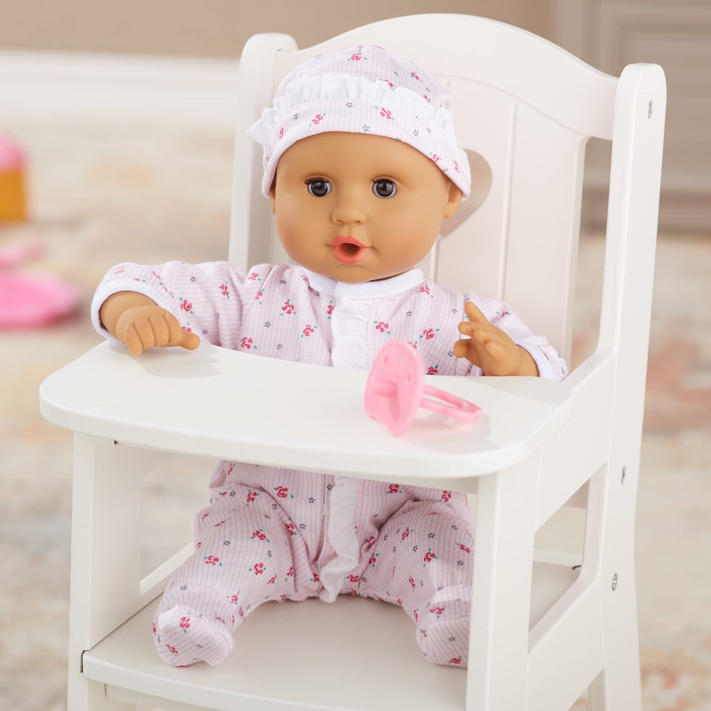 Melissa & Doug Mine to Love Mariana 12" Poseable Baby Doll with Romper, Hat